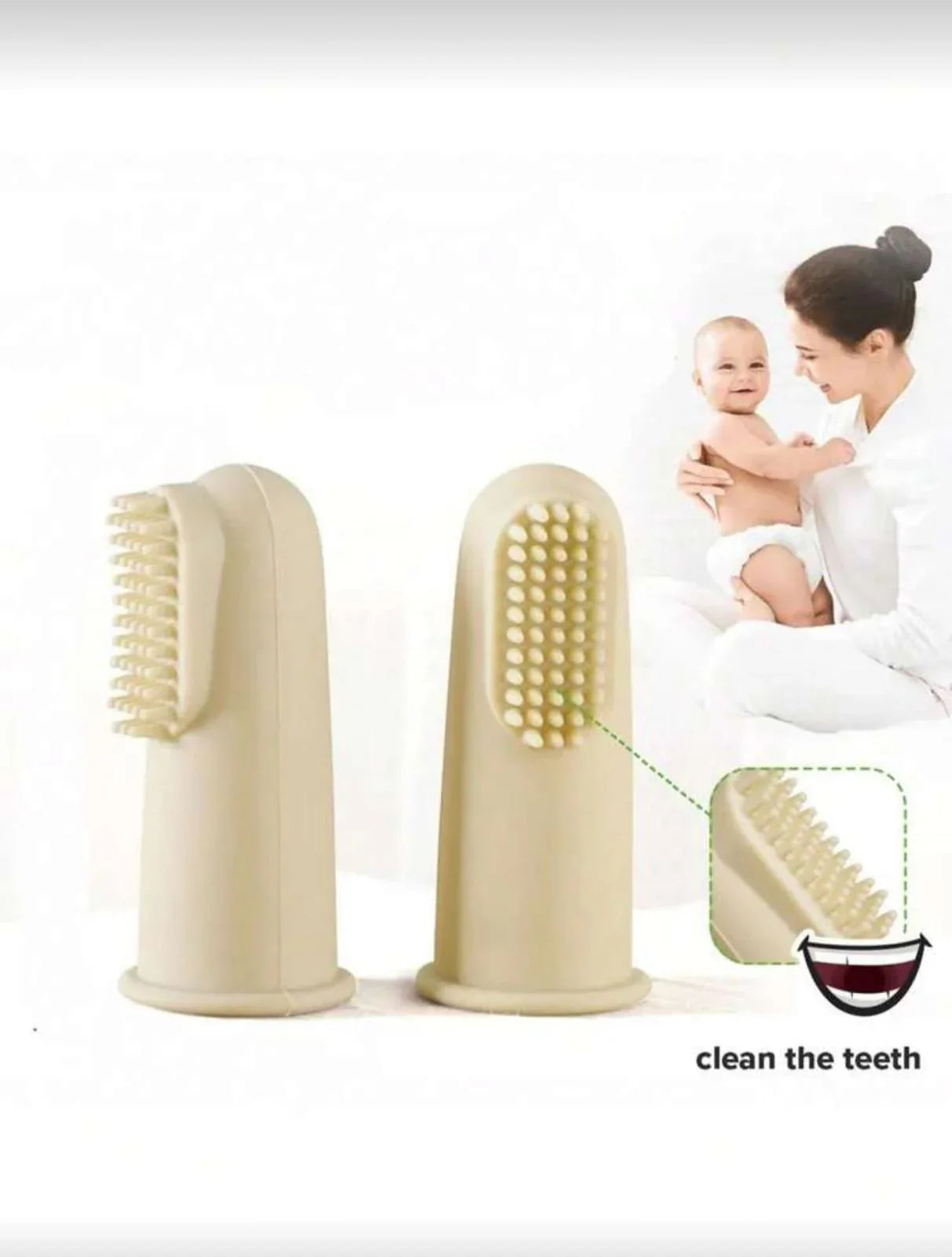 Soft Silicone Baby Toothbrush - Peekabox