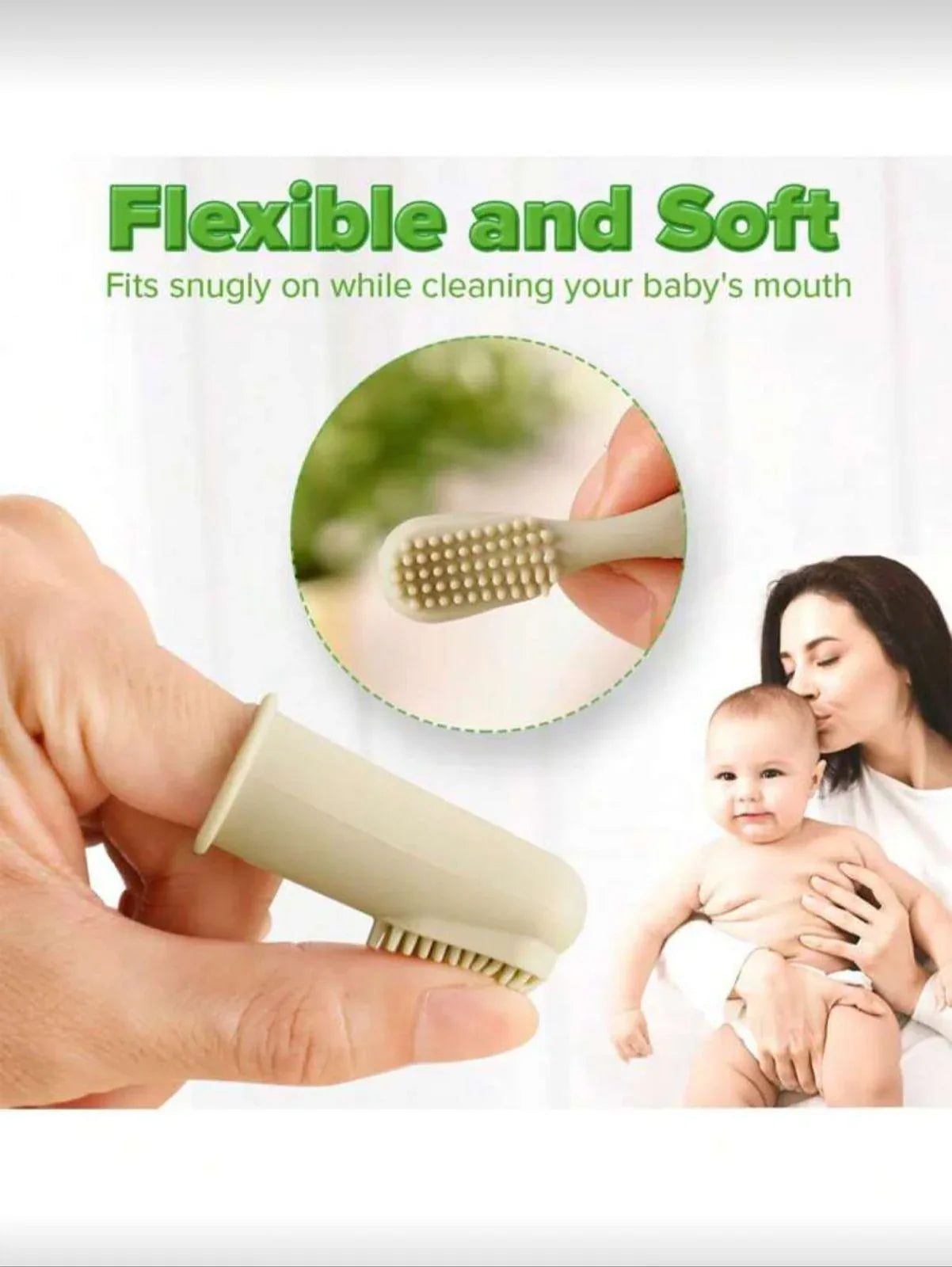 Soft Silicone Baby Toothbrush - Peekabox