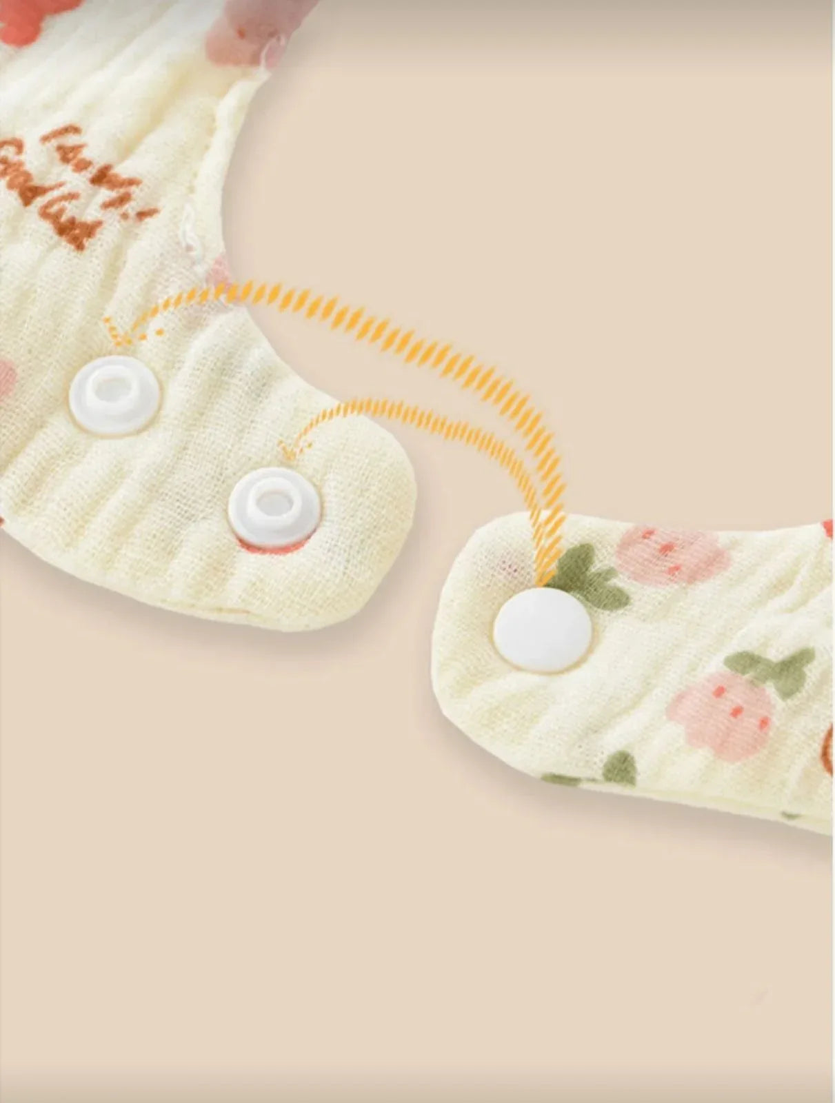 Soft Cotton Baby Bibs (3‑Pack Random Color) - Peekabox