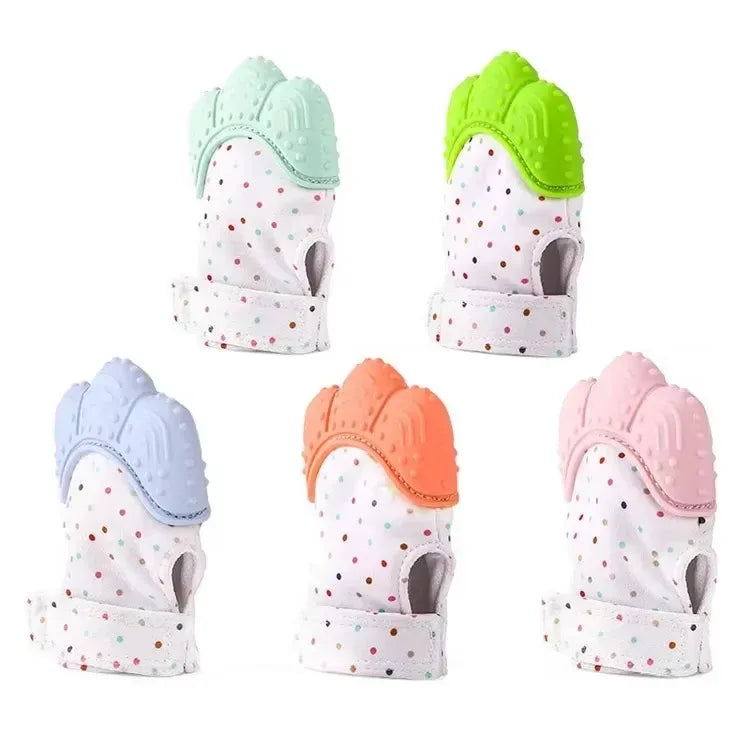 Silicone Baby Teething Mitten - Peekabox