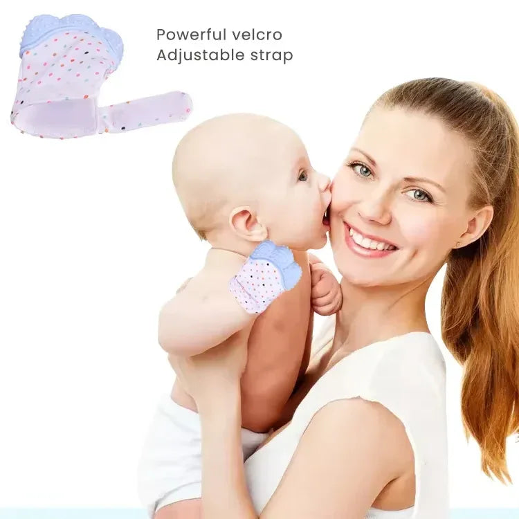 Silicone Baby Teething Mitten - Peekabox