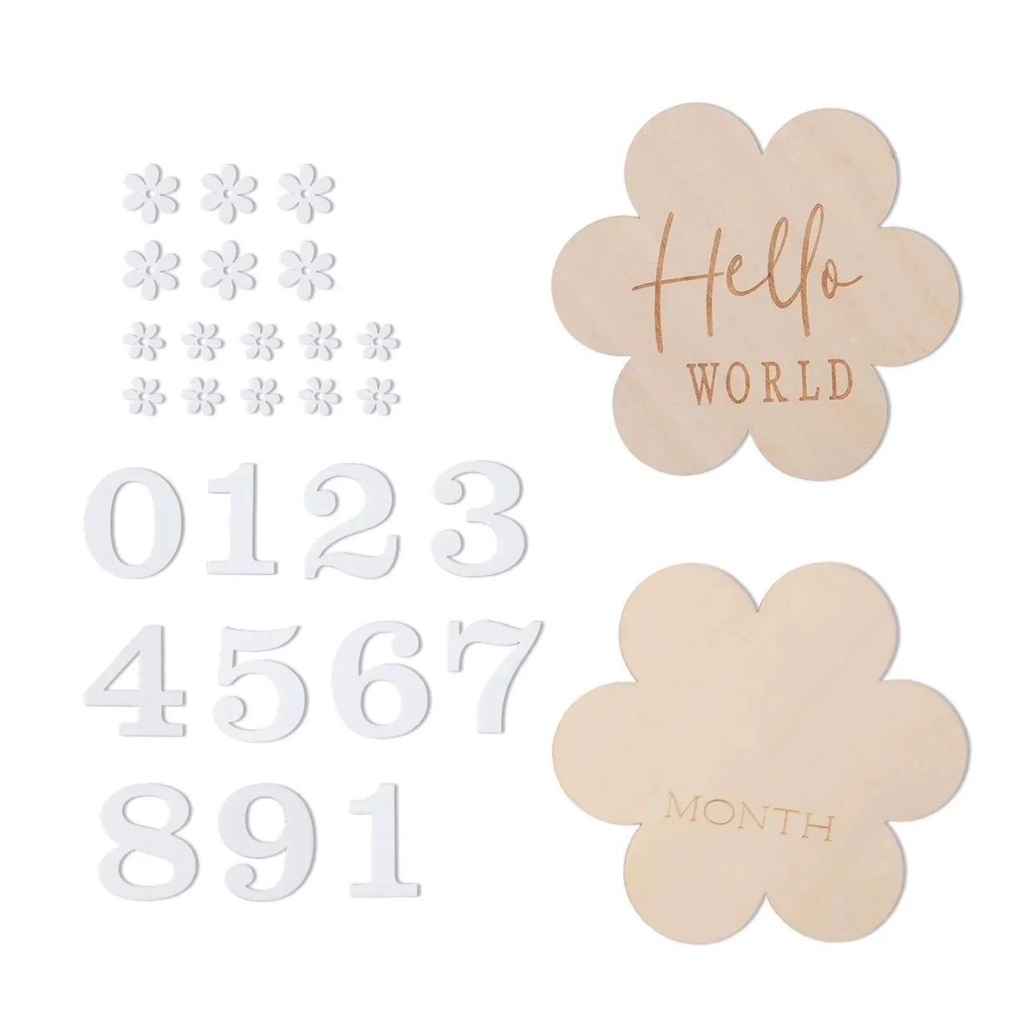 Baby Monthly Milestone Set - Peekabox