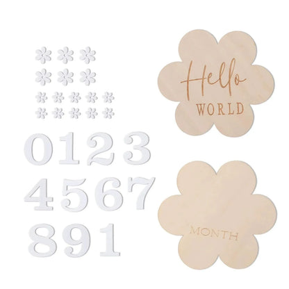 Baby Monthly Milestone Set - Peekabox
