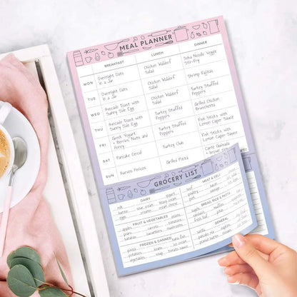 Magnetic Weekly Meal Planner Pad - Peekabox