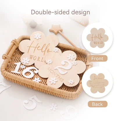 Baby Monthly Milestone Set - Peekabox