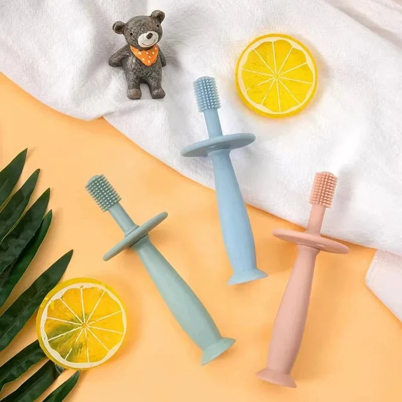 Silicone Baby Toothbrush - Peekabox