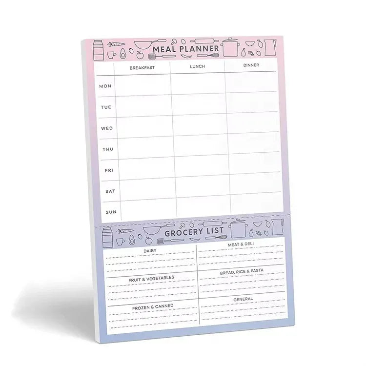 Magnetic Weekly Meal Planner Pad - Peekabox