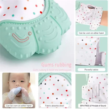 Silicone Baby Teething Mitten - Peekabox