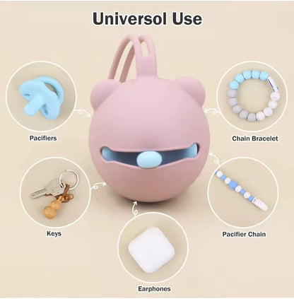 Silicone Pacifier Holder Case - Peekabox