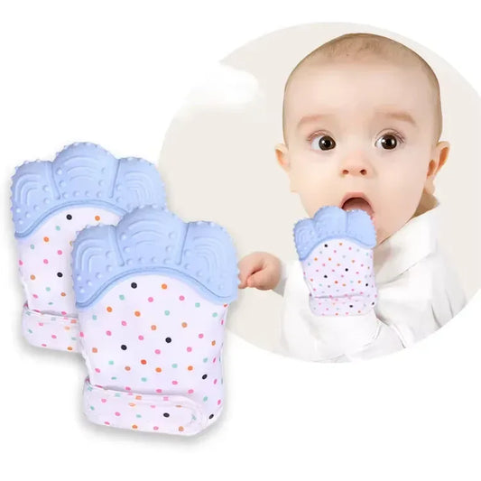 Silicone Baby Teething Mitten - Peekabox