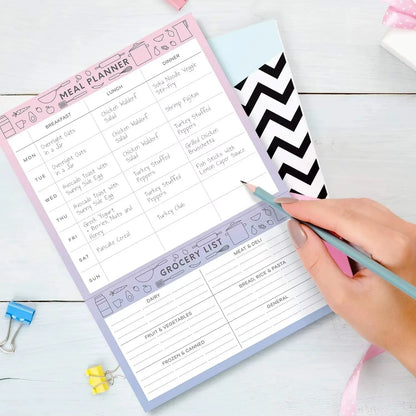 Magnetic Weekly Meal Planner Pad - Peekabox