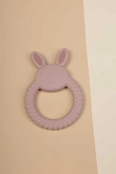 Soft Silicone Rabbit Baby Teether - Peekabox