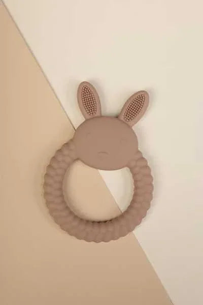 Soft Silicone Rabbit Baby Teether - Peekabox